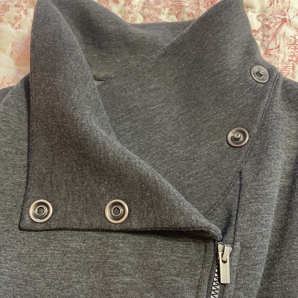 Lucy gray asymmetrical jacket - Picture 7 of 13